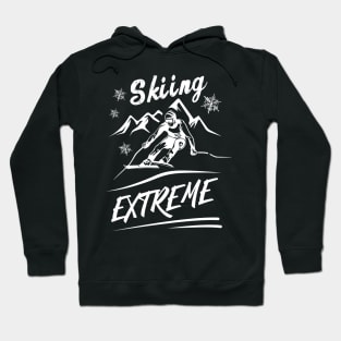 Winter Sports Skiing Ski Skiing Extreme Hoodie